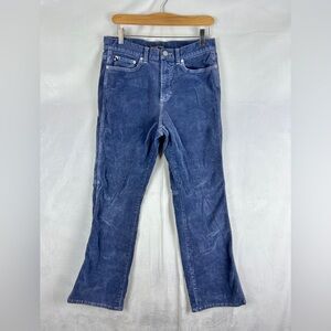 RALPH LAUREN Polo Jeans Co. Vintage Corduroy Bootcut Pants Blue Women's 10‎